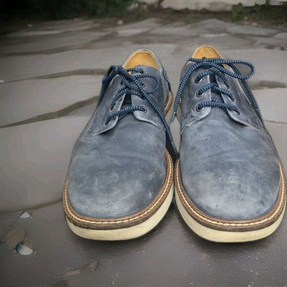 Ecco Aurora Oxford Shoes Blue Men's Size US 10.5 EU 44 - Picture 2 of 8